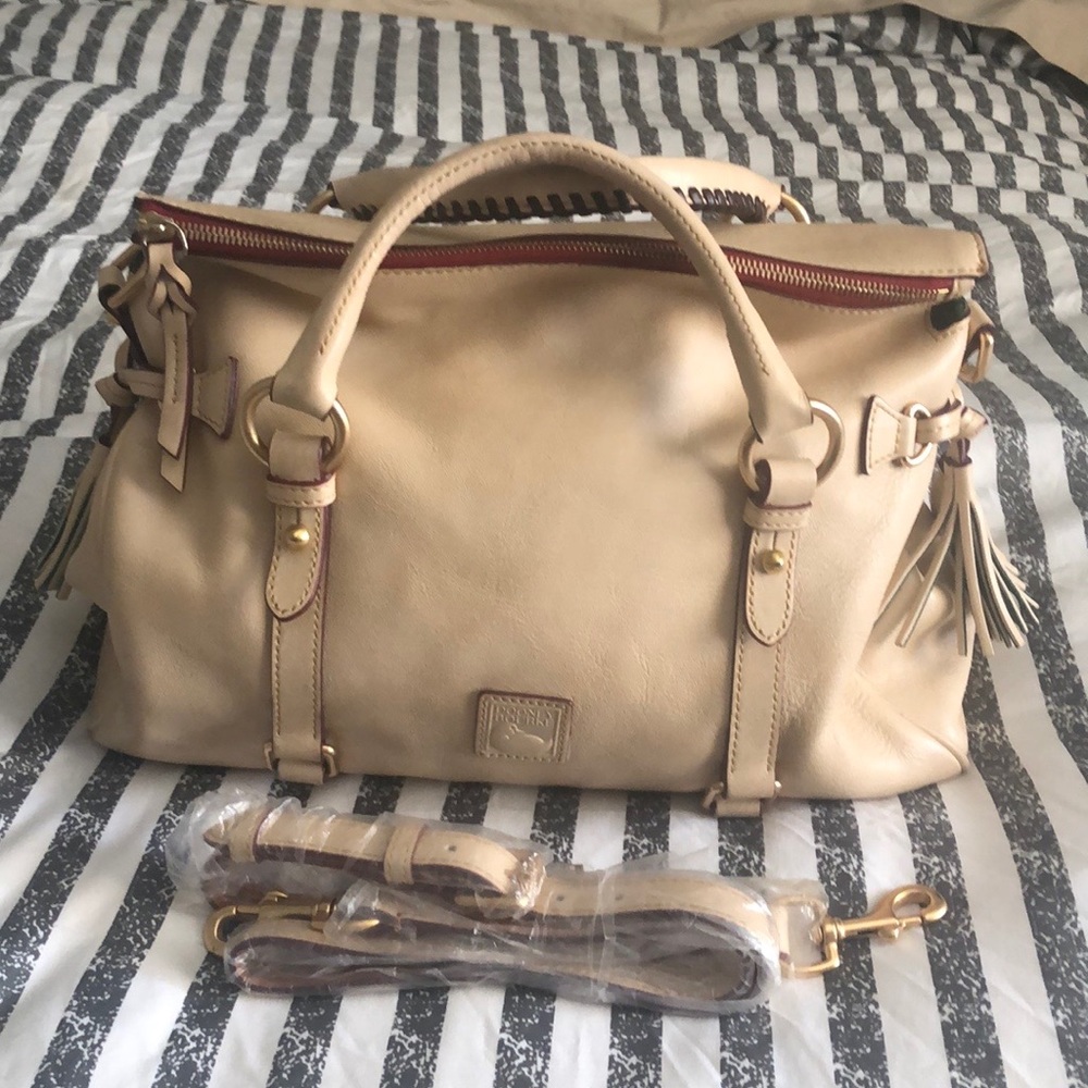 Dooney & Bourke Florentine medium satchel Bone